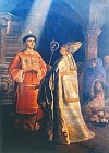 San Sossio e san Gennaro - (Altamura) dipinto del XIX secolo 